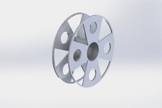 filament spool 3d printer parts enhancements ultimaker 2 holder 3d print model - Mito3D