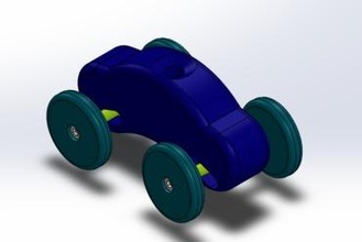 parmak araba oyuncak oyuncaklar 3d print model - Mito3D