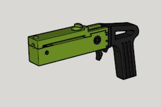 firefly cabestrillo pistola mk Impresora 3d de piezas mejoras 3d print model - Mito3D