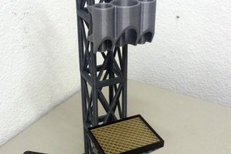 feux d'artifice launchpad v2 gadget 3d print model - Mito3D