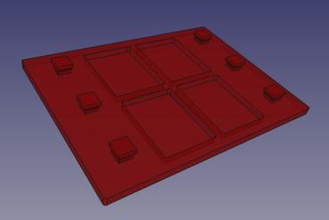 fischertechnik paramétrica do lado prato criador de diy placa paramétrico 3d print model - Mito3D