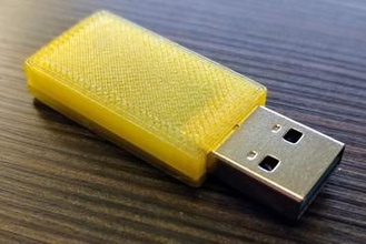 flash drive enclosure gadget 3d print model - Mito3D