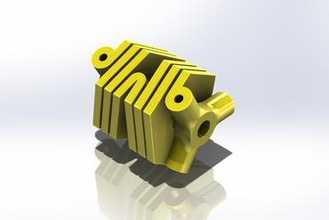 flexible shaft coupling 3d printer parts enhancements 3d print model - Mito3D