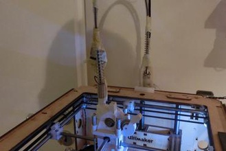 flexible shaft extruder ultimaker original 3d printer parts enhancements 3d print model - Mito3D