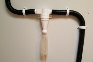 tubo flessibile staffe maker fai da te aspirapolvere staffa di montaggio la a parete il monte 3d print model - Mito3D