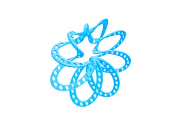 flower ornament jewelry 3D print model - Mito3D