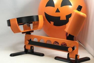 flying pumpkin ballon les jouets la fête d'halloween vol à citrouille 3d print model - Mito3D