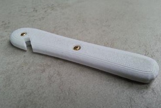 foil cutter lame di rasoio gadget tagliacapsule lamina portachiavi 3d print model - Mito3D
