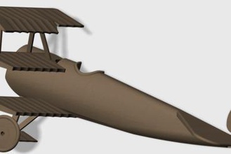 fokker dr1 german ww1 fighter maker diy wwi plane 3d print model - Mito3D