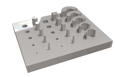 form1+ minimum de test fonctionnalité L'imprimante 3d pièces améliorations 3D print model - Mito3D