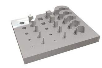 form1+ um mínimo de recurso teste Impressora 3d peças acessórios 3d print model - Mito3D