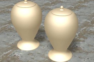 fornasetti vase Ihre home Vasen Dekoration 3d print model - Mito3D