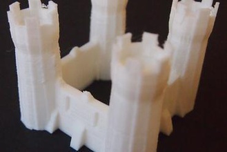 quatro torre do castelo Impressora 3d de peças acessórios playsets 3d print model - Mito3D
