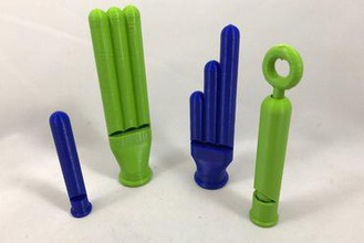 four whistles toys whistle 3d print model - Mito3D