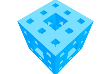 fractal cube Kunst 3D print model - Mito3D