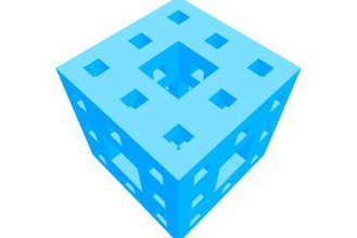 fractal cube Kunst 3d print model - Mito3D