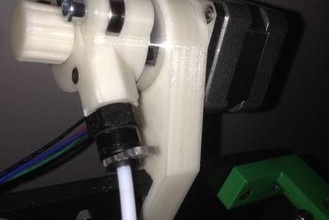 frame mount geared stepper 3d printer parts enhancements bowden extruder mounting bracket prusa i3 nema17 3d print model - Mito3D