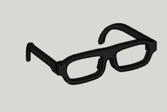 quadro reforçado de óculos Impressora 3d peças acessórios 3d print model - Mito3D