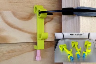 french cleat clamp maker diy 3d print model - Mito3D