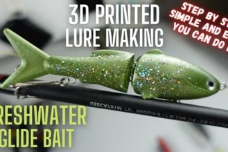 eau fraiche planer appât pêche leurre Fabricant Bricolage fabrication cacher leurres 3d print model - Mito3D