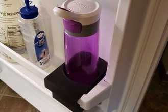 geladeira garrafa suporte frigorífico água 3d print model - Mito3D