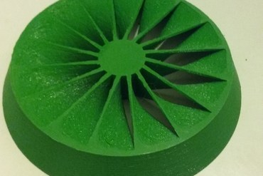 frisbee toys turbine turbina freecad 3D print model - Mito3D