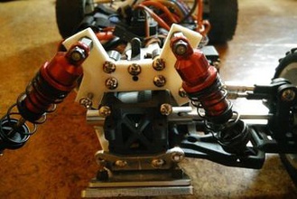 ammortizzatore anteriore ponte reely rhino i giocattoli di sostituzione rc auto 3d print model - Mito3D