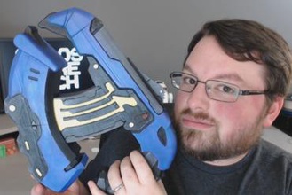 tamanho completo halo pistola de plasma brinquedos 3d print model - Mito3D
