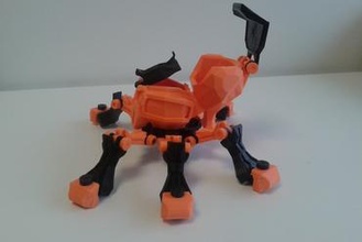 komik örümcek oyunlar eğlenceli oyuncaklar hayvan 3d print model - Mito3D