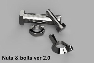 fusion 360 parametric nuts bolts Maker/DIY fusion360 threads 3d print model - Mito3D