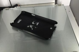 galaxy note 2 caso - portal estêncil gadget de telefone 3d print model - Mito3D