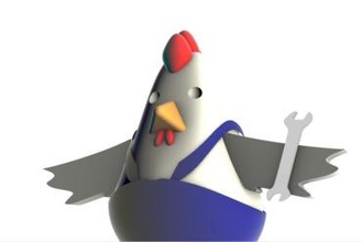 poulet mec nica jouets 3d print model - Mito3D