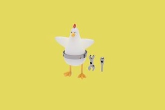 pollo mec nica giocattoli 3d print model - Mito3D
