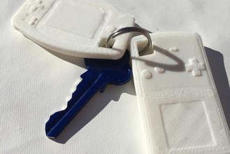 gameboy chaveiros a moda nintendo de cor avançado chave anel bolso jogos videogames 3d print model - Mito3D