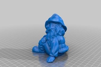 jardin gnomes géocache ensemble géocaching 3d print model - Mito3D