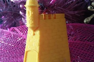 garita del castillo san felipe morro ornamento navidad les miniatures 3d print model - Mito3D