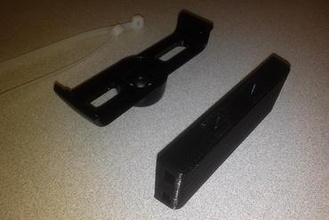 garmin mount adaptor gadget gps mounting bracket 3d print model - Mito3D