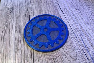gear coaster your home 3d print model - Mito3D