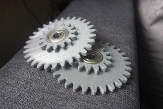 gearset 1 2 ratio zahnradsatz bersetzung maker diy gears gear transmission zahnrad getriebe 3d print model - Mito3D
