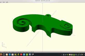 geeko keyring your home linux opensuse 3d print model - Mito3D