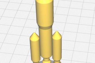 generic rocket miniatures 3d print model - Mito3D