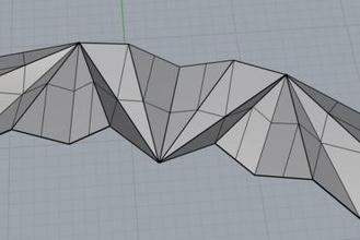 geometrik şekil test modeli 3 diğer Japon kağıt origami 3d print model - Mito3D