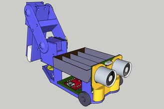 geometridae Roboter - Spielzeug Wurm arduino 3d print model - Mito3D