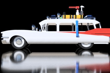 ghostbusters ecto-1 miniatures ecto1 ecto 1 3D print model - Mito3D