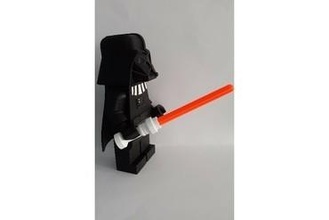 gigante Lego darth Vader remixar brinquedos Estrela guerras 3d print model - Mito3D
