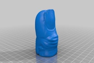 gigante dito piede geocache geocaching 3d print model - Mito3D
