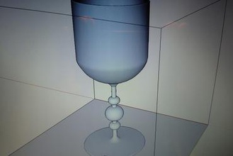 bicchiere di vino la vostra casa 3d print model - Mito3D