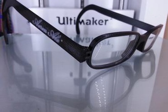 çerçeve gözlük gadget Kare 3d print model - Mito3D