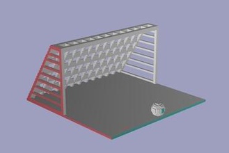 goal keeper booth other 3d print model - Mito3D