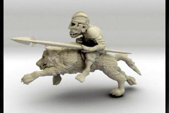 gobelin chevalier les miniatures donjons dragons warhammer wargaming de rpg 3d print model - Mito3D